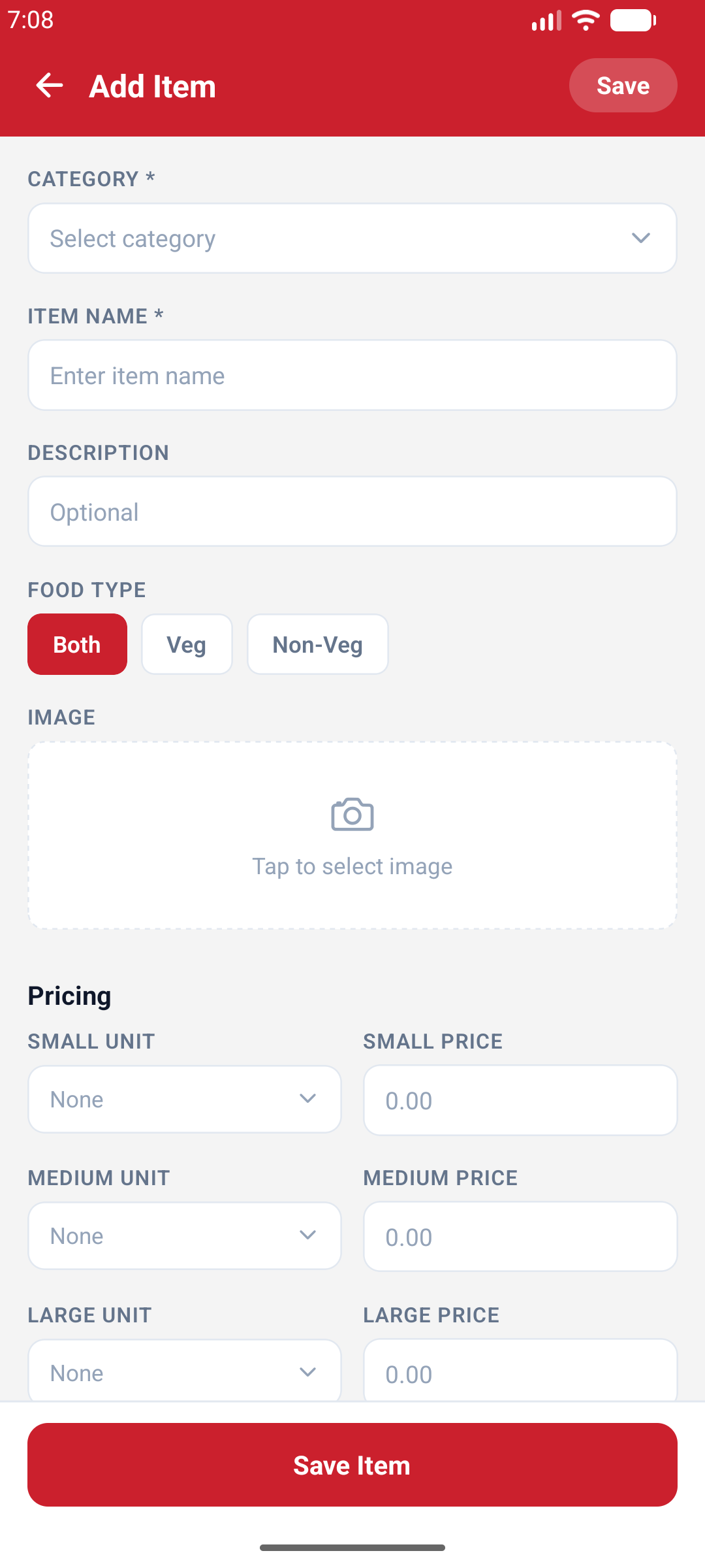 Store Items